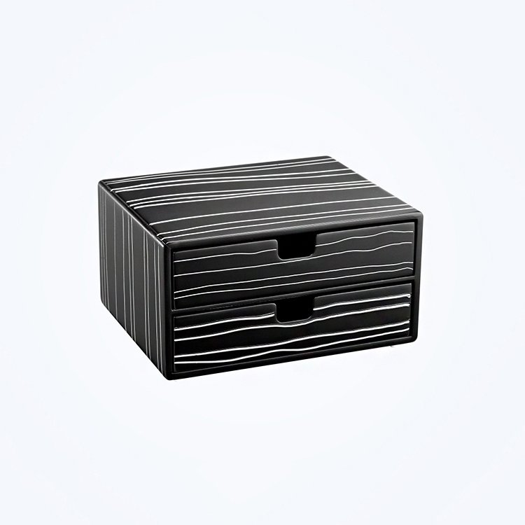 Galaxy Hospitality Premium "Black & Silver Zebra" Guest Room Accessories Collection - Image 3