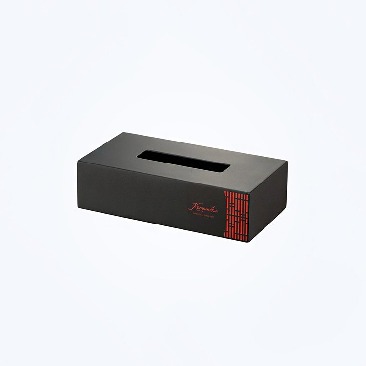 Galaxy Hospitality Kempinski Style Black & Red Faux Leather Guest Room Accessories - Image 4
