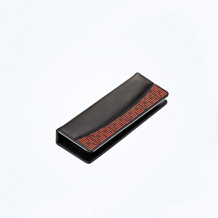 Galaxy Hospitality Kempinski Style Black & Red Faux Leather Guest Room Accessories - Image 2