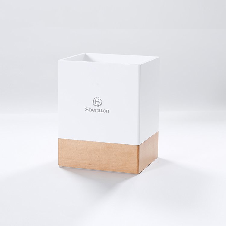 Galaxy Hospitality Premium White & Bamboo Guest Room Accessories - Image 15