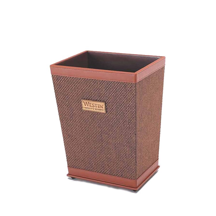 Galaxy Hospitality Luxury Burgundy Red Faux Leather Guest Room Accessories - Image 7