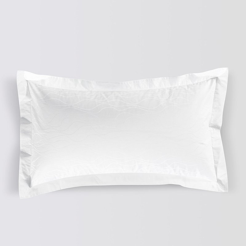 Galaxy Hospitality Premium White Wave Jacquard Hotel Bedding Set - Image 8