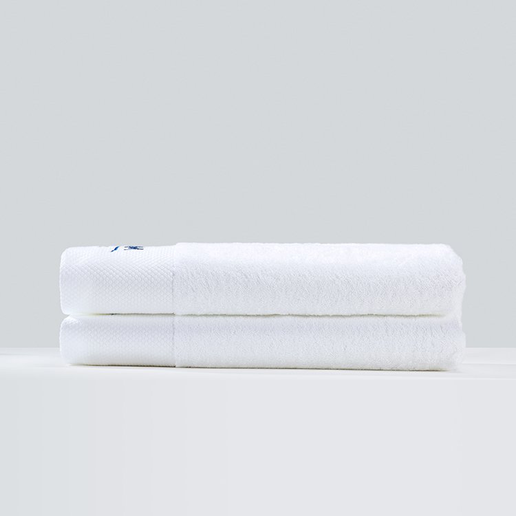 Galaxy Hospitality Premium Platinum Satin Border Custom Embroidered Hotel Towel Collection - Image 2