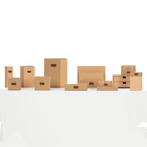Galaxy Hospitality customizable executive hotel room accessory set in warm tan leatherette with embossed brown logo plates