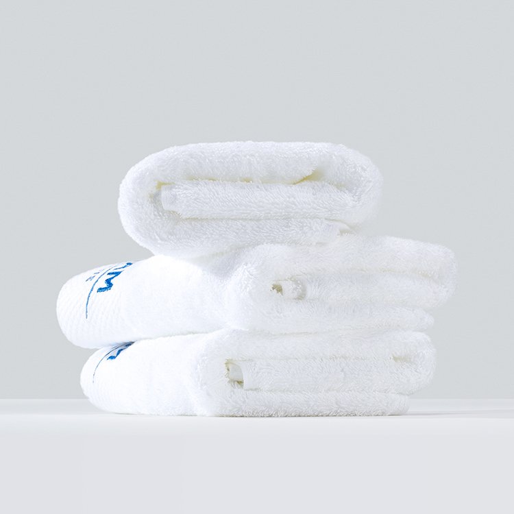 Galaxy Hospitality Premium Platinum Satin Border Custom Embroidered Hotel Towel Collection - Image 4