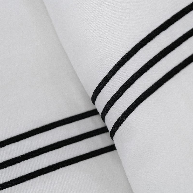 Galaxy Hospitality Premium Three Line Embroidered Hotel Bedding Set - Image 6