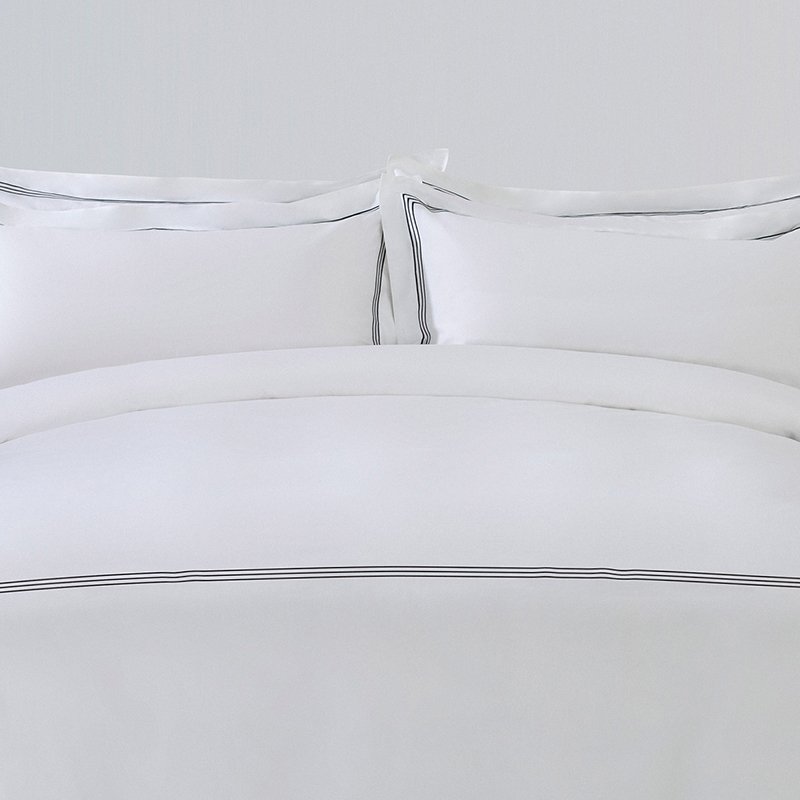 Galaxy Hospitality Premium Three Line Embroidered Hotel Bedding Set - Image 7