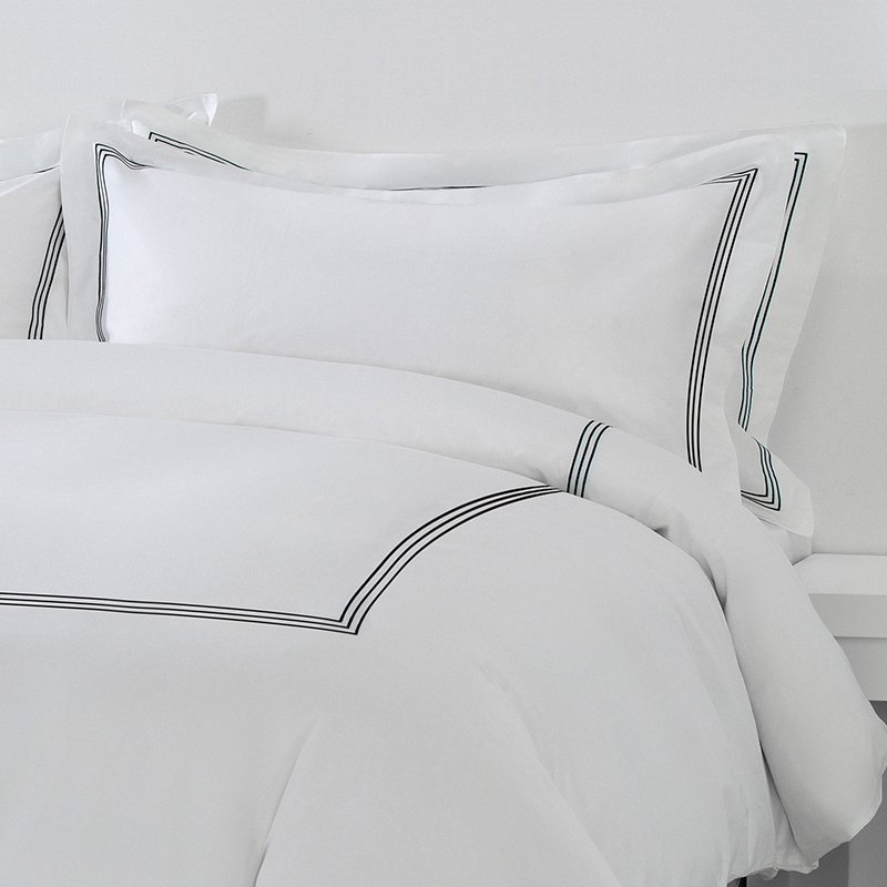 Galaxy Hospitality Premium Three Line Embroidered Hotel Bedding Set - Image 8