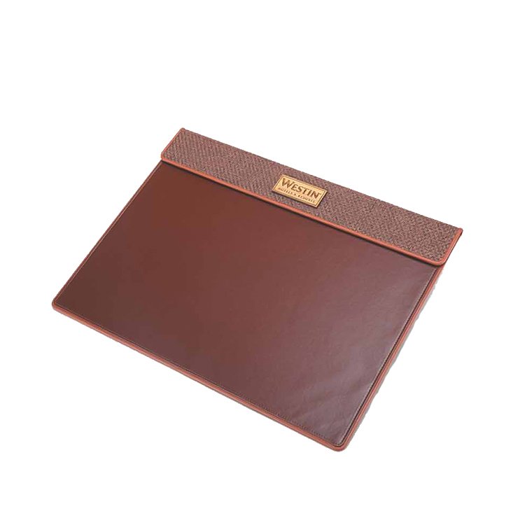 Galaxy Hospitality Luxury Burgundy Red Faux Leather Guest Room Accessories - Image 5