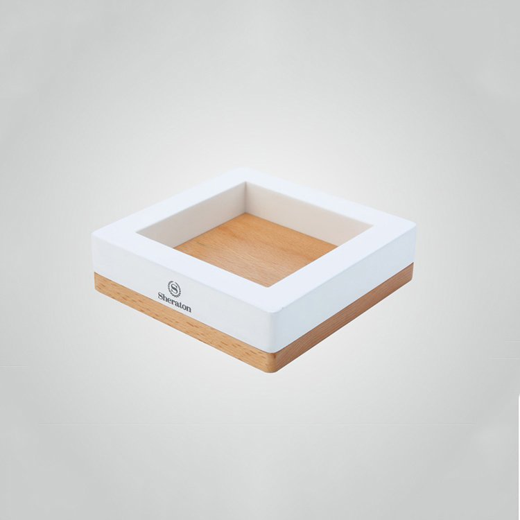 Galaxy Hospitality Premium White & Bamboo Guest Room Accessories - Image 8