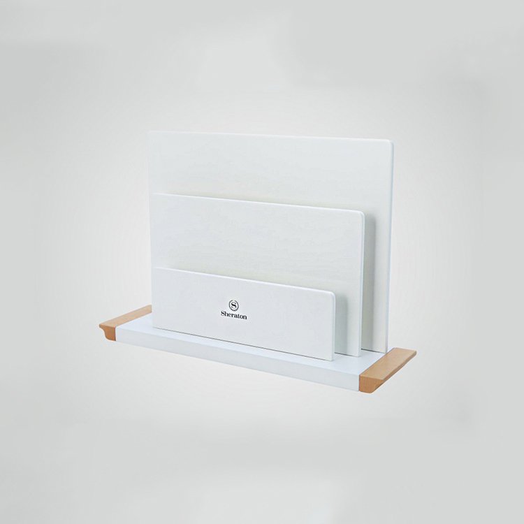 Galaxy Hospitality Premium White & Bamboo Guest Room Accessories - Image 6