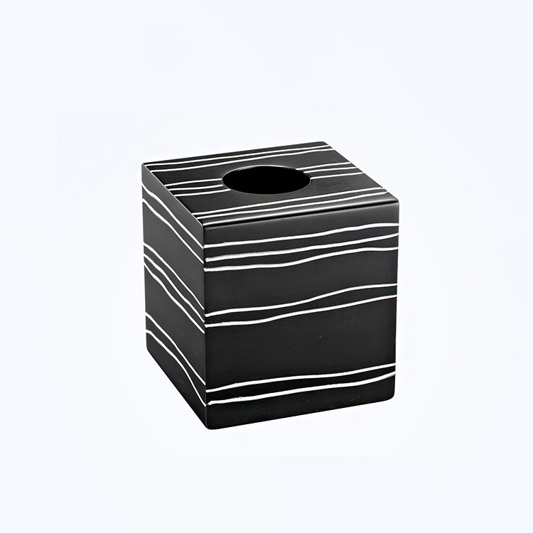 Galaxy Hospitality Premium "Black & Silver Zebra" Guest Room Accessories Collection - Image 10