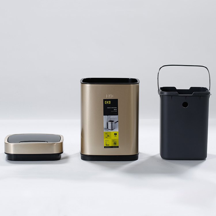 Smart Sanitation: Custom Wholesale Hotel Motion Sensor Trash Cans - Image 2