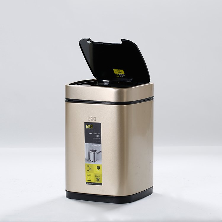 Smart Sanitation: Custom Wholesale Hotel Motion Sensor Trash Cans - Image 3