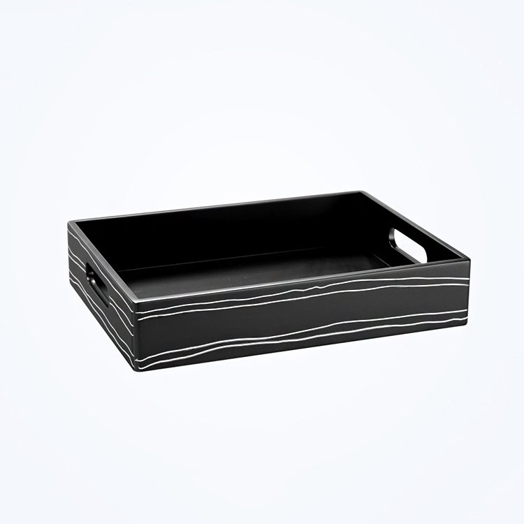 Galaxy Hospitality Premium "Black & Silver Zebra" Guest Room Accessories Collection - Image 8