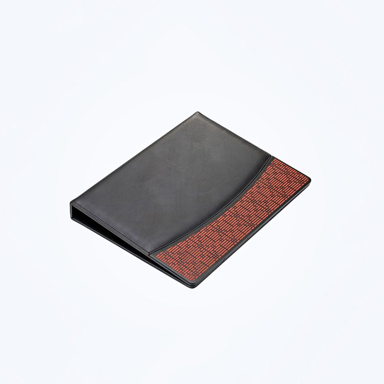 Galaxy Hospitality Kempinski Style Black & Red Faux Leather Guest Room Accessories - Image 8