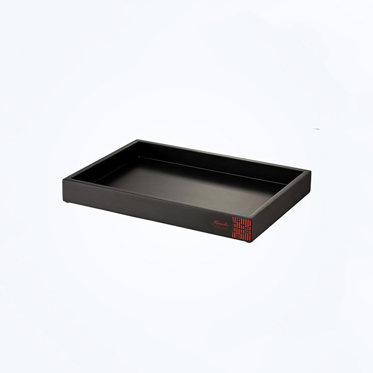 Galaxy Hospitality Kempinski Style Black & Red Faux Leather Guest Room Accessories - Image 6