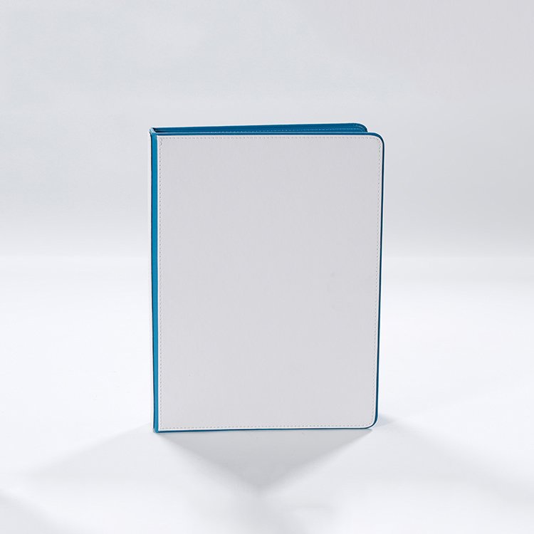 Galaxy Hospitality Luxury Blue & White Faux Leather Guest Room Amenities Collection - Image 13