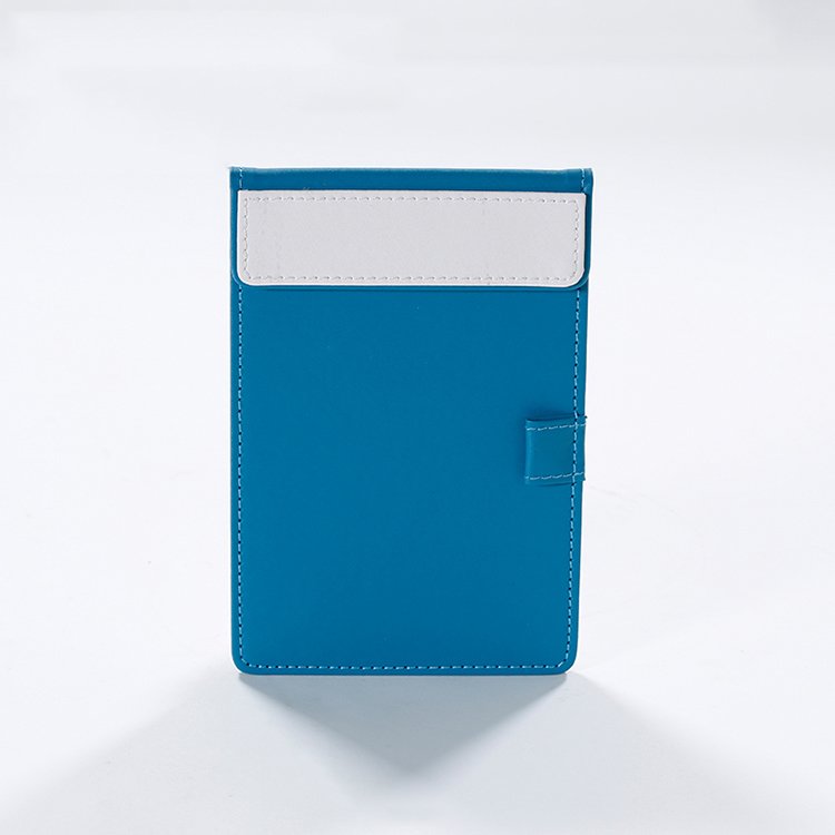 Galaxy Hospitality Luxury Blue & White Faux Leather Guest Room Amenities Collection - Image 6