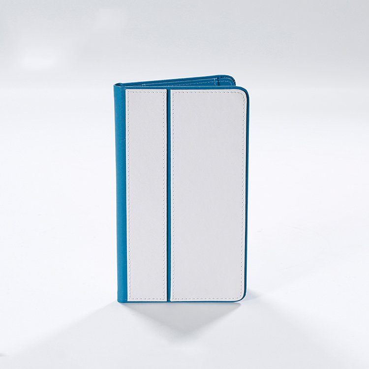 Galaxy Hospitality Luxury Blue & White Faux Leather Guest Room Amenities Collection - Image 5
