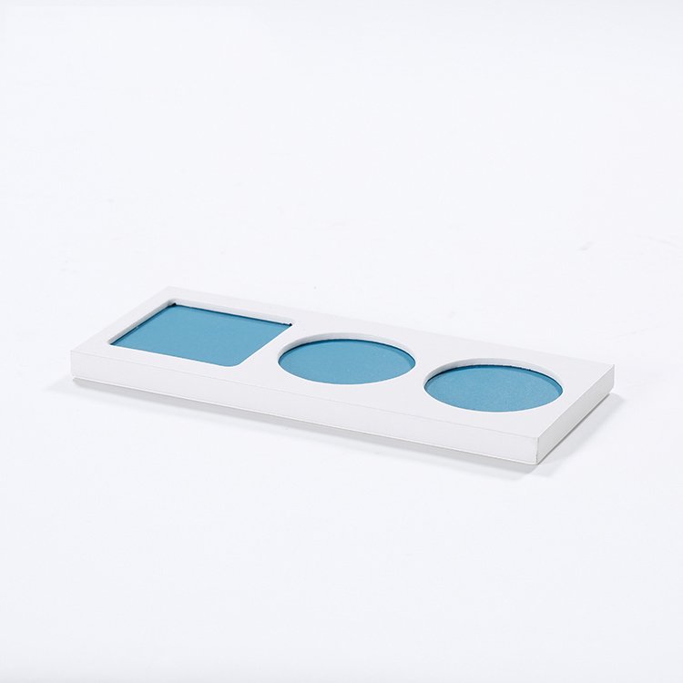 Galaxy Hospitality Luxury Blue & White Faux Leather Guest Room Amenities Collection - Image 3