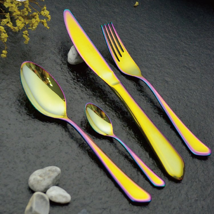Subtle Opulence: Custom Brushed Gold Flatware Set Commercial Sourcing - Image 10