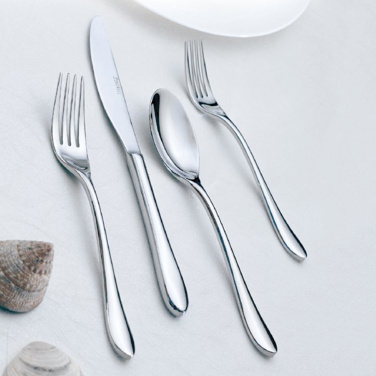Luxury Dining Presentation: Custom Stainless Steel Cutlery Set Restaurant Sourcing - Image 3