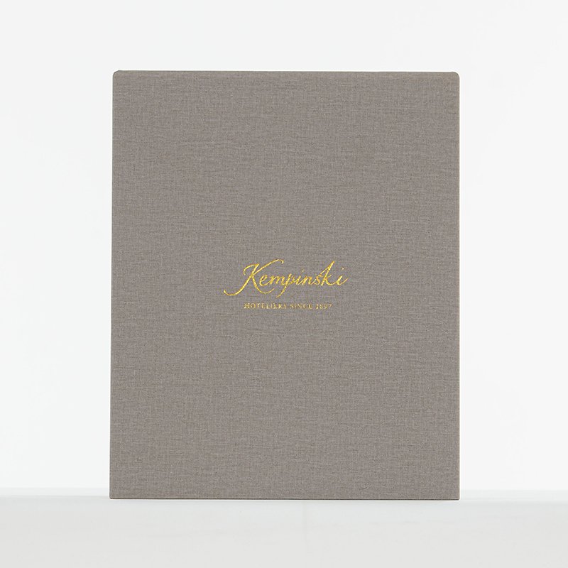 Galaxy Hospitality Premium "Kempinski Style" Grey & Gold Foil Hotel Accessories - Image 16