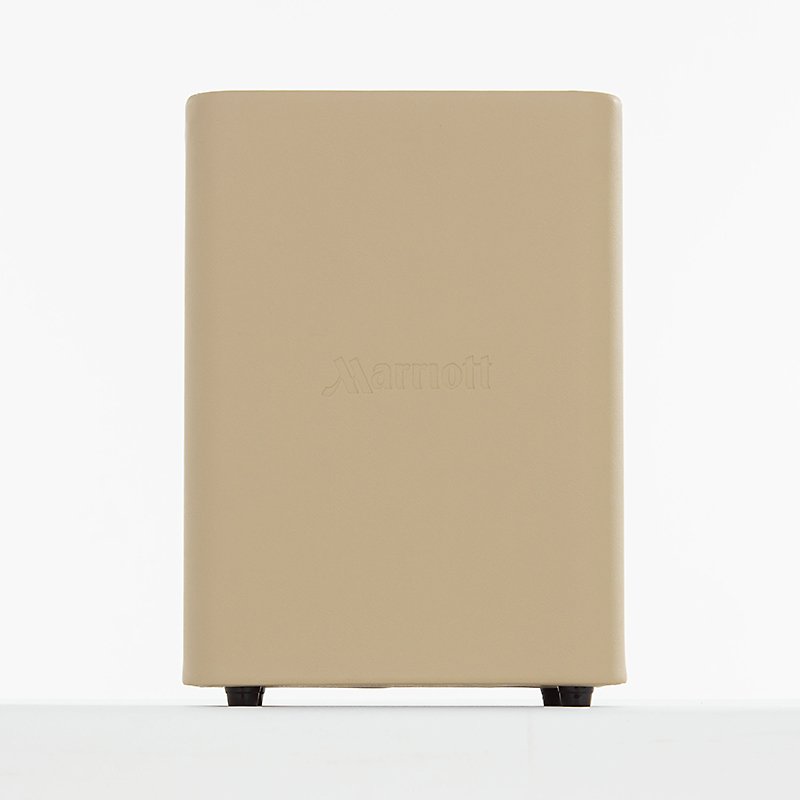 Galaxy Hospitality Premium "Marriott Style" Beige & Grey Leather Accessories - Image 20