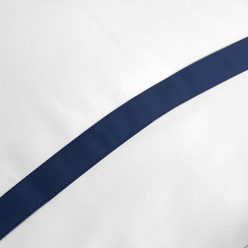 Galaxy Hospitality Royal Blue Embroidered with Satin Applique Border Bedding Set - Image 9