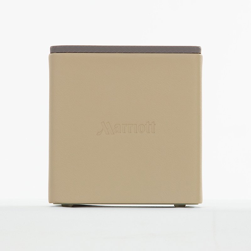 Galaxy Hospitality Premium "Marriott Style" Beige & Grey Leather Accessories - Image 13