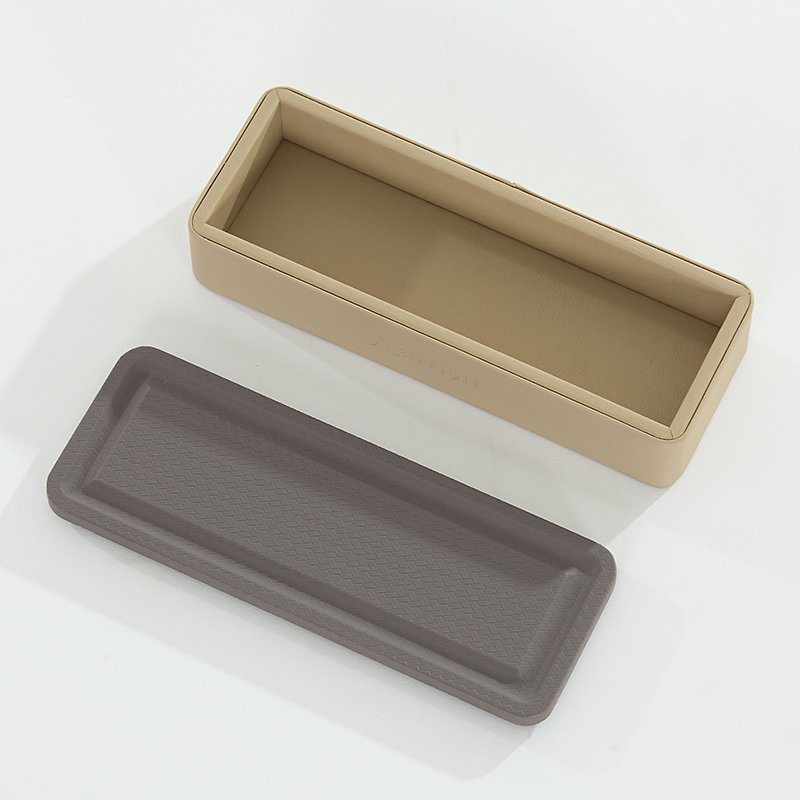 Galaxy Hospitality Premium "Marriott Style" Beige & Grey Leather Accessories - Image 12