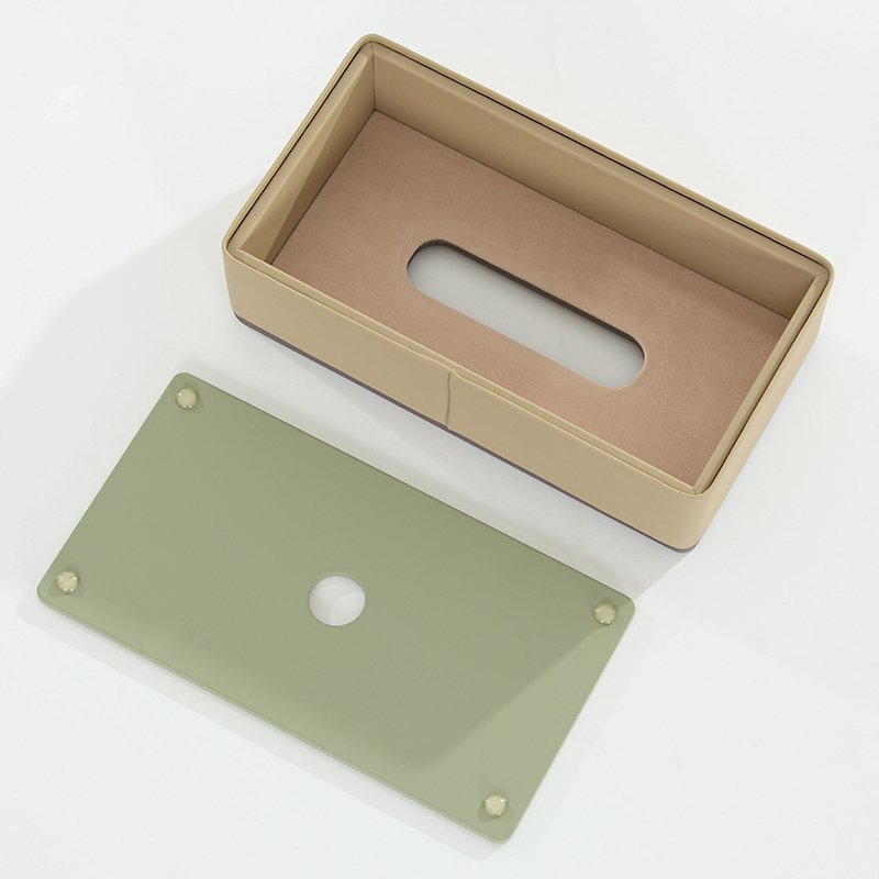 Galaxy Hospitality Premium "Marriott Style" Beige & Grey Leather Accessories - Image 9