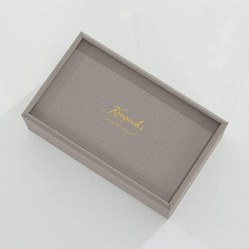 Galaxy Hospitality Premium "Kempinski Style" Grey & Gold Foil Hotel Accessories - Image 5