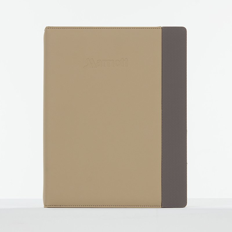 Galaxy Hospitality Premium "Marriott Style" Beige & Grey Leather Accessories - Image 5