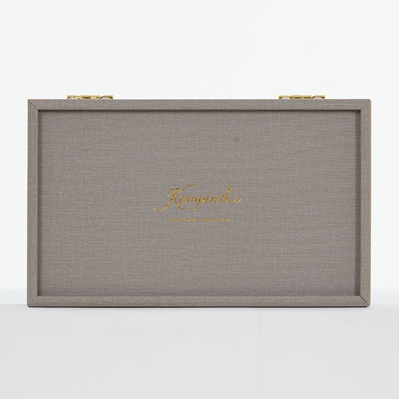 Galaxy Hospitality Premium "Kempinski Style" Grey & Gold Foil Hotel Accessories - Image 3