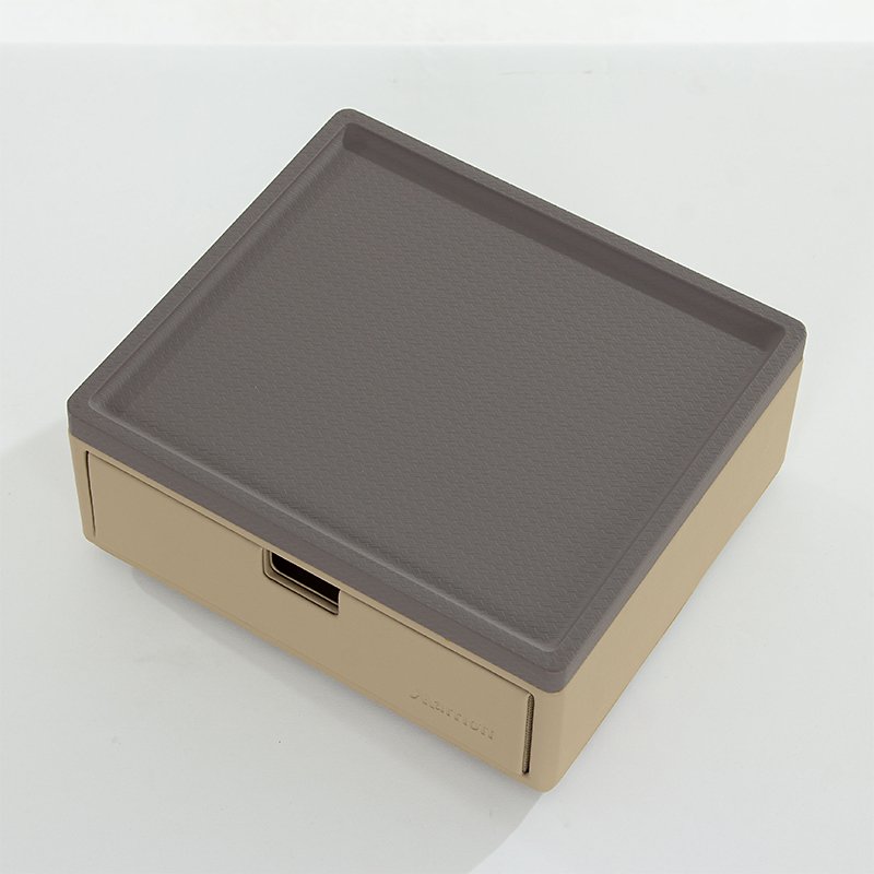 Galaxy Hospitality Premium "Marriott Style" Beige & Grey Leather Accessories - Image 4
