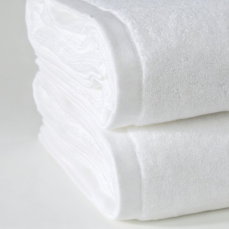 Clean Elegance: Custom Wholesale Striped Dobby Hotel Towels - Image 6