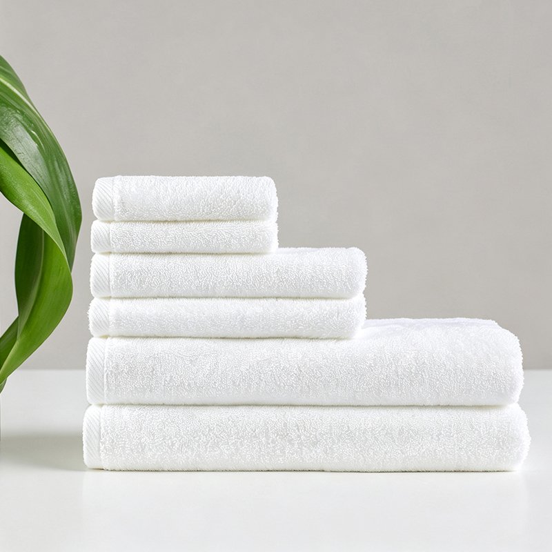 Dynamic Motion: Custom Wholesale Diagonal Twill Dobby Hotel Towels - Image 7