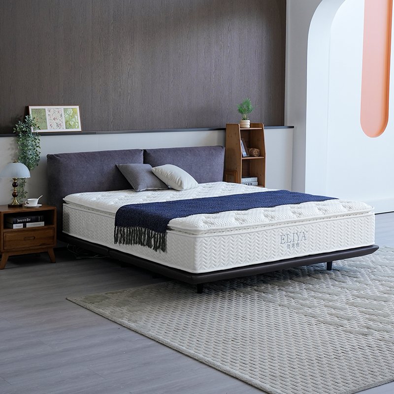 Modern Sophistication: Custom Wholesale Hotel Mattress with Bed Runner - Image 3