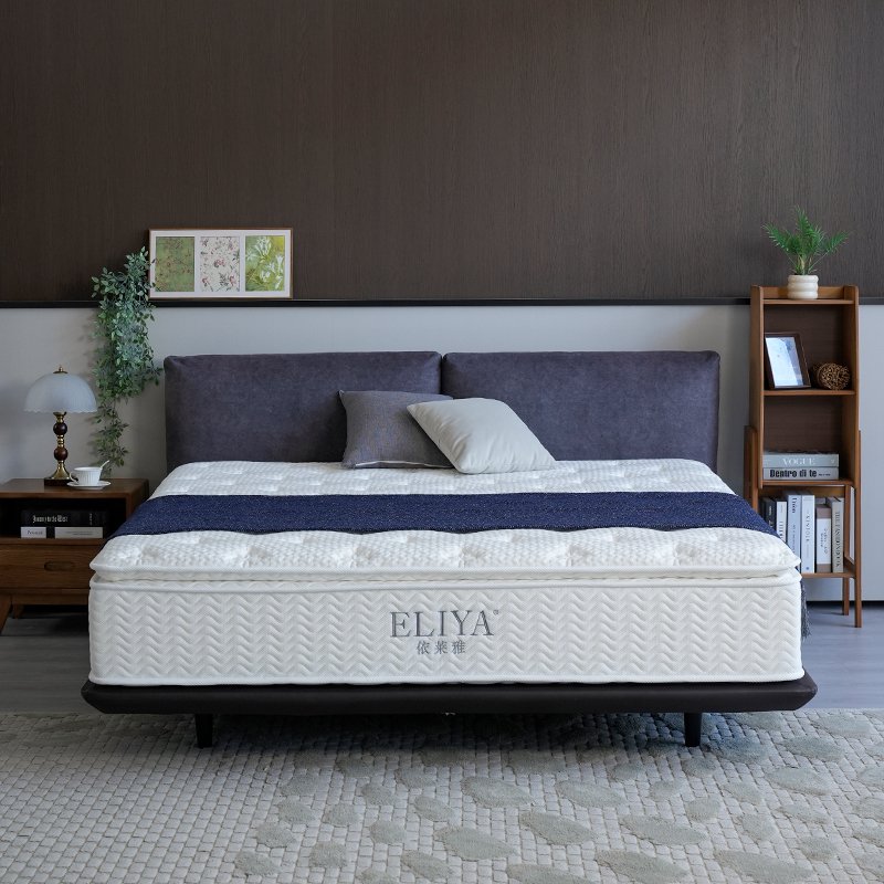 Modern Sophistication: Custom Wholesale Hotel Mattress with Bed Runner - Image 4