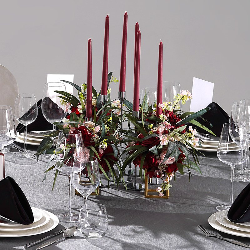 Dramatic Elegance: Custom Wholesale Luxury Banquet Table Linens Set - Image 17