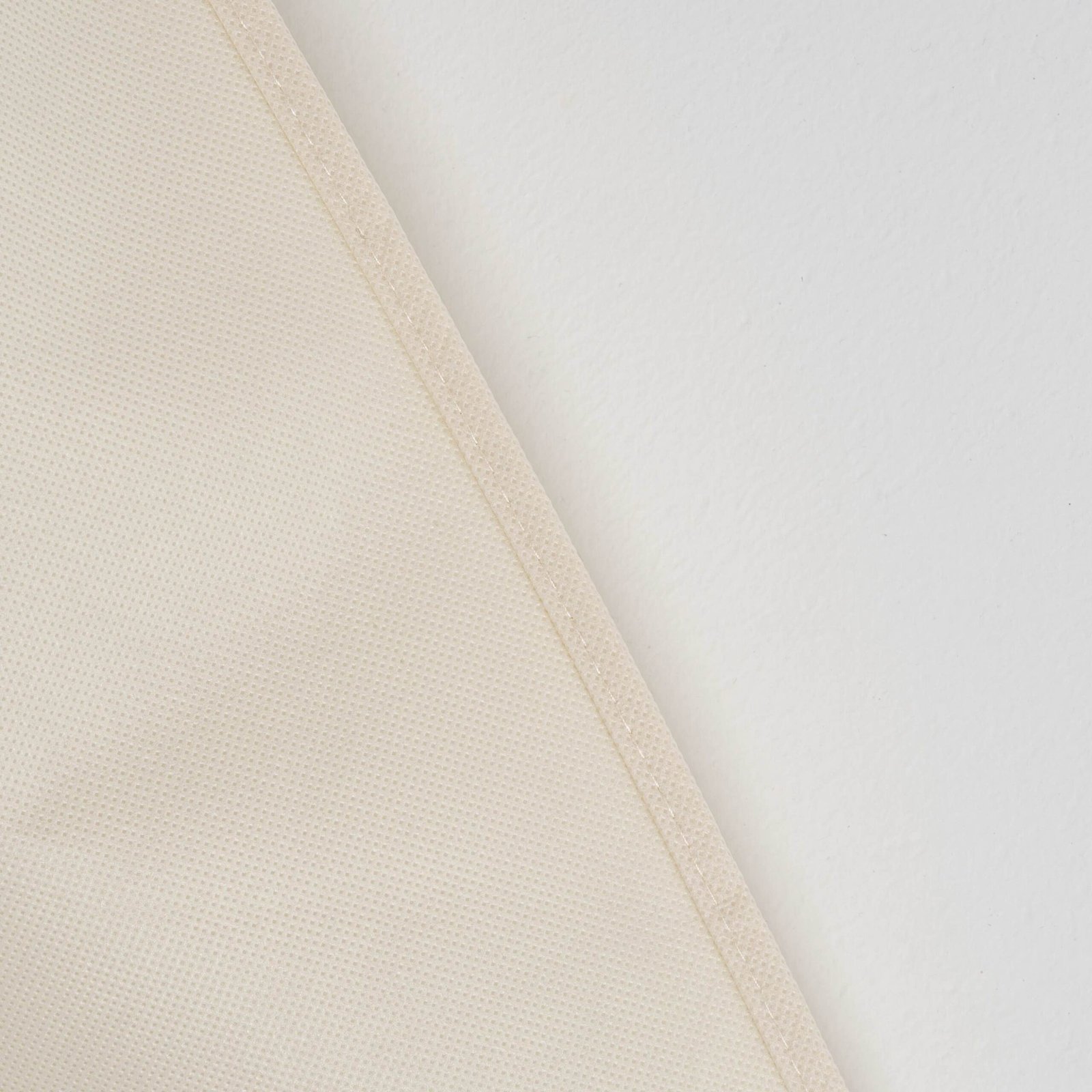 Warm Elegance: Custom Wholesale Zipper Flat Non Woven Beige Bag - Image 9