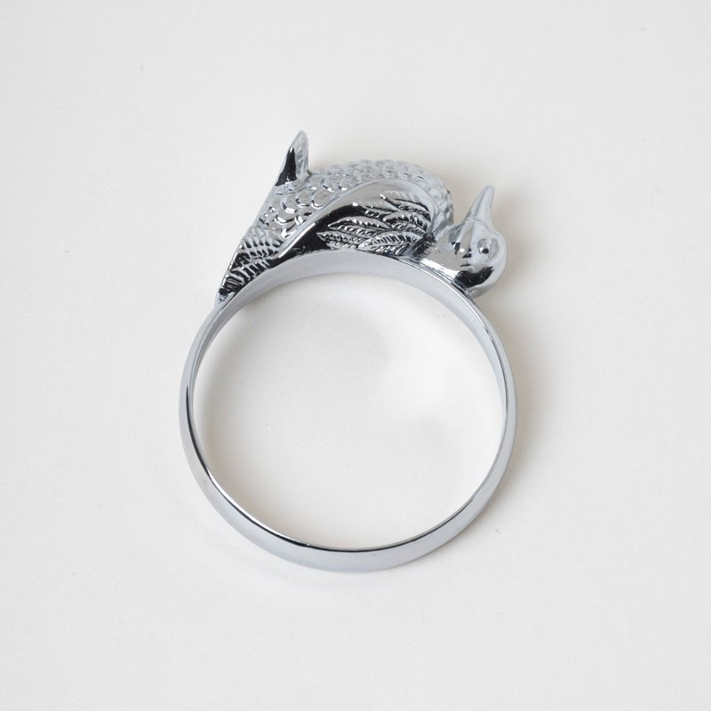 Country Charm: Custom Wholesale Silver Duck Napkin Rings - Image 4