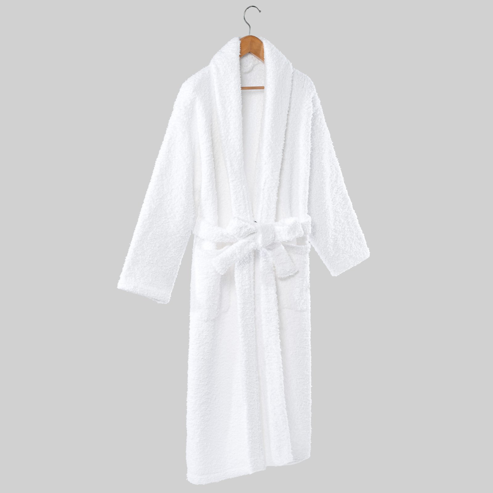 Cloud-Like Comfort: Custom Wholesale Feather Fleece Hotel Bathrobe - Image 13