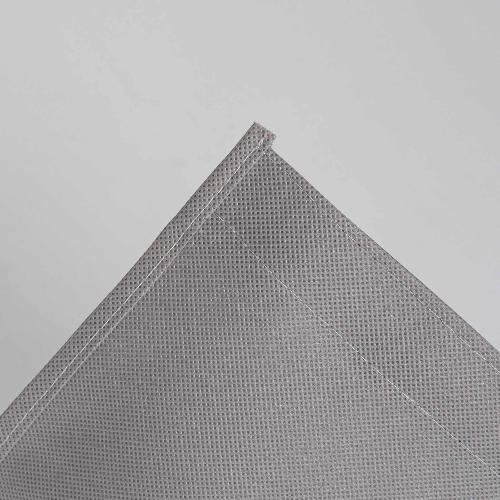 Minimalist Elegance: Custom Wholesale Zipper Flat Non Woven Grey Bag - Image 7