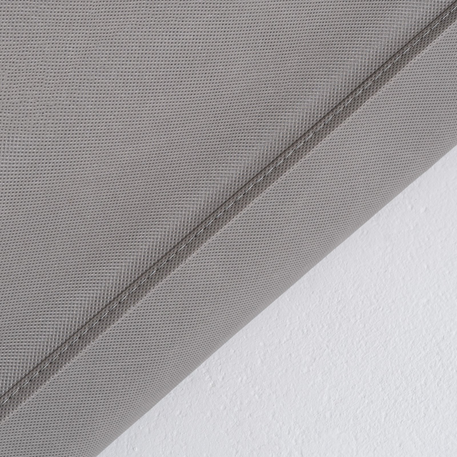 Minimalist Elegance: Custom Wholesale Zipper Flat Non Woven Grey Bag - Image 6