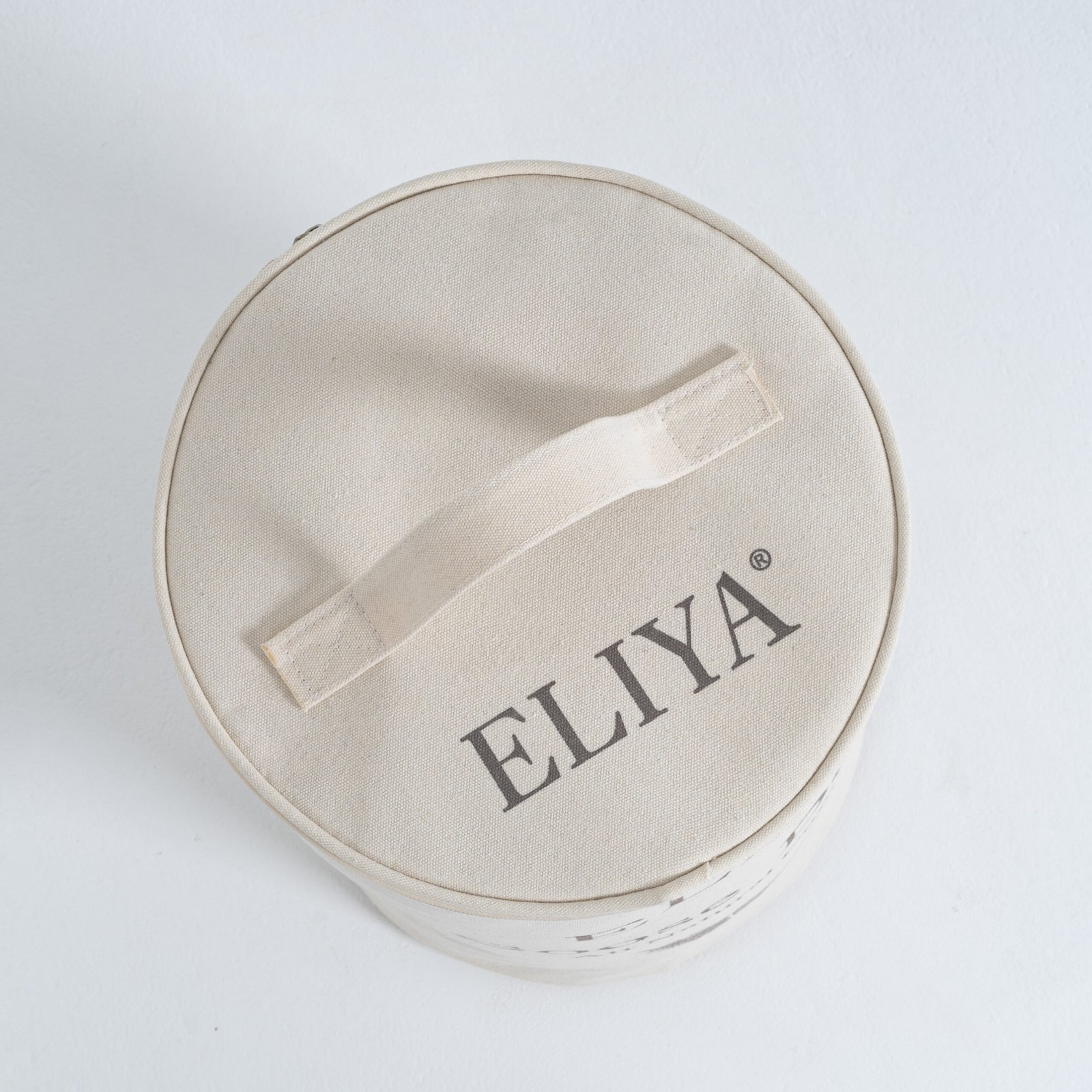 Natural Luxury: Custom Wholesale Zipper Round Canvas Bag - Image 8
