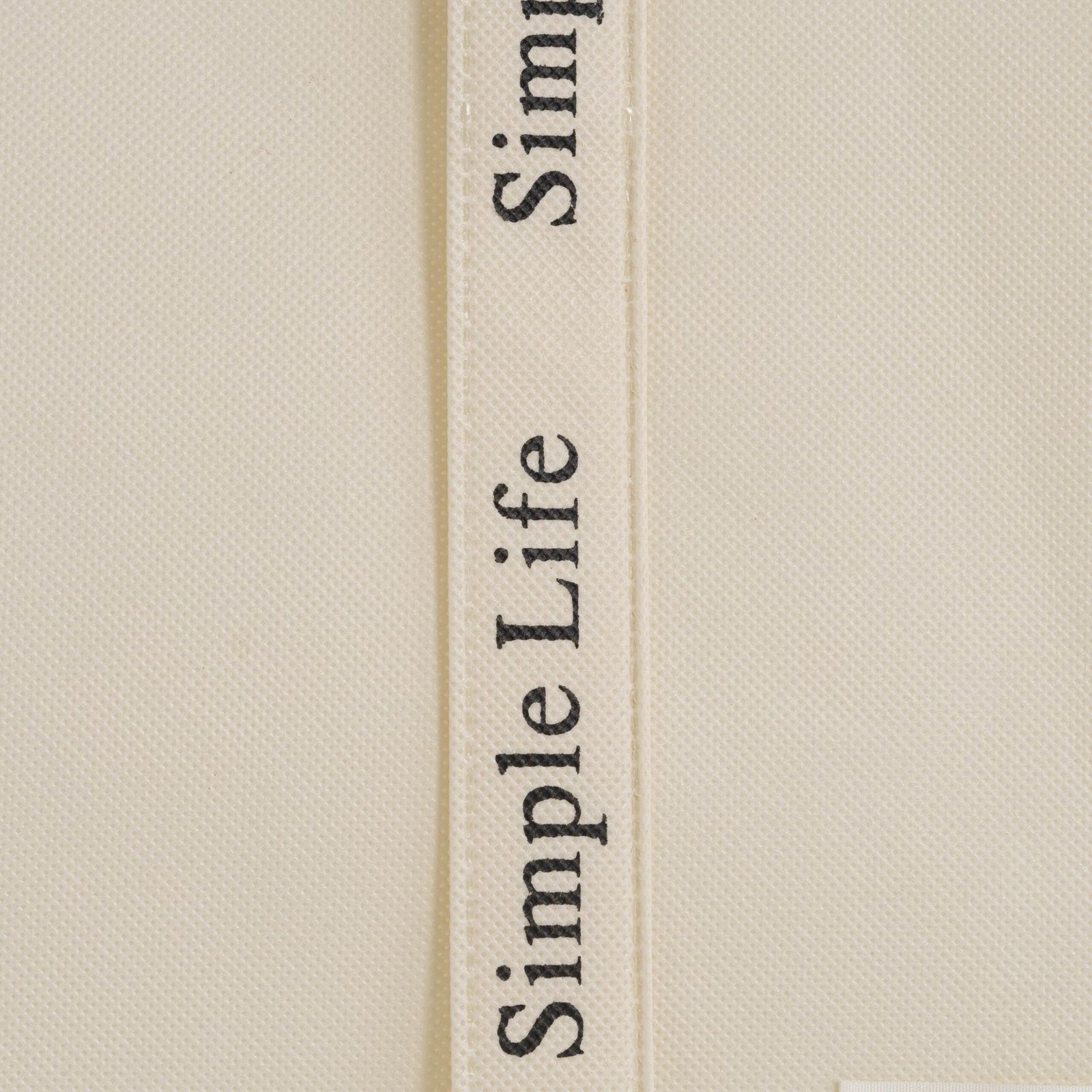 Warm Elegance: Custom Wholesale Zipper Flat Non Woven Beige Bag - Image 6