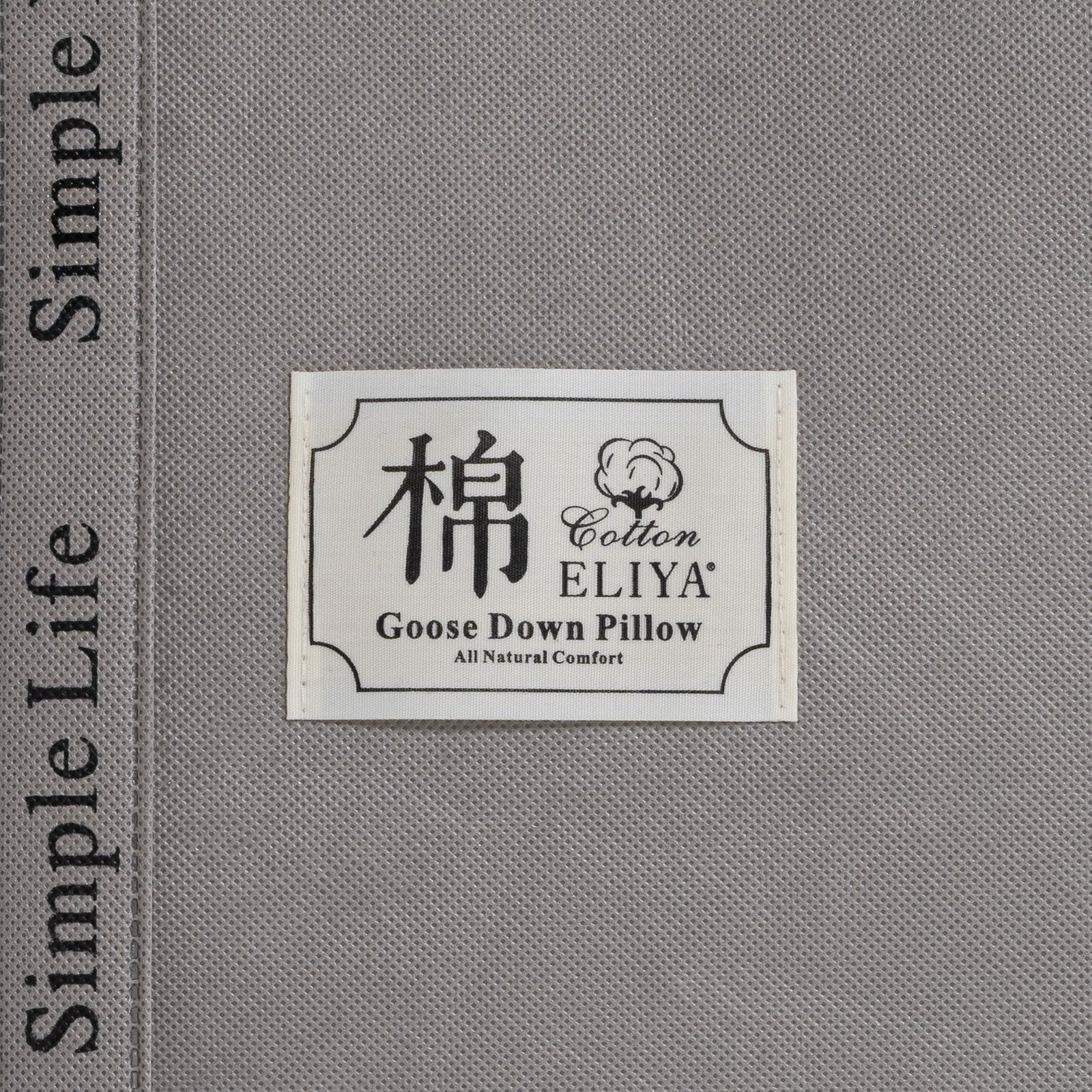 Minimalist Elegance: Custom Wholesale Zipper Flat Non Woven Grey Bag - Image 5